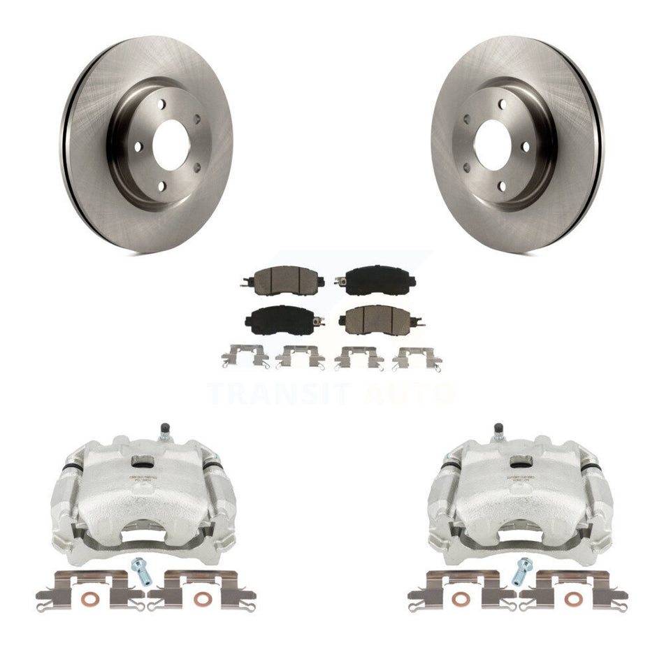 Front Disc Brake Caliper Rotors And Ceramic Pads Kit For Nissan Altima KC8-100001C