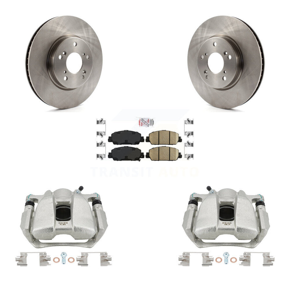 Front Disc Brake Caliper Rotors And Ceramic Pads Kit For Honda Accord KC8-100005N