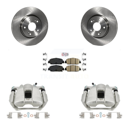Front Disc Brake Caliper Rotors And Ceramic Pads Kit For Honda HR-V Accord KC8-100006N