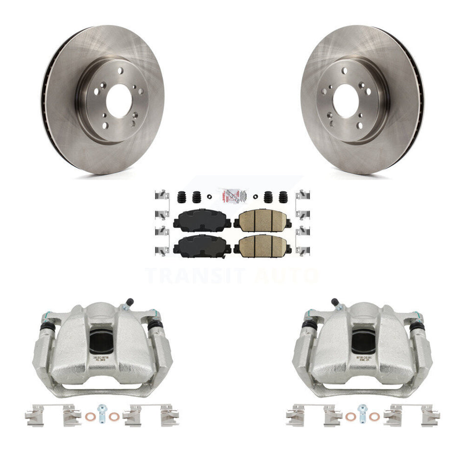 Front Disc Brake Caliper Rotors And Ceramic Pads Kit For Honda Accord KC8-100007N