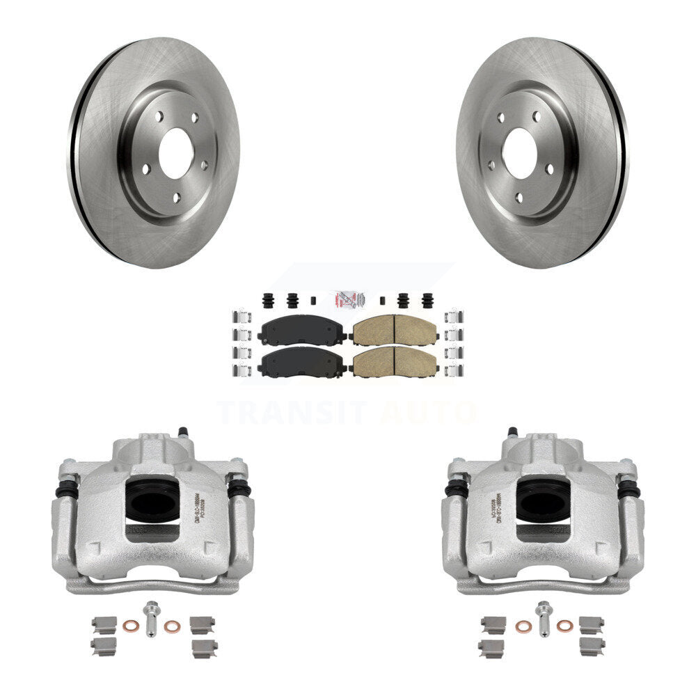 Front Disc Brake Caliper Rotors And Ceramic Pads Kit For Volkswagen Routan Ram C/V KC8-100009N