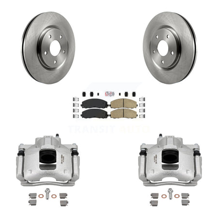 Front Disc Brake Caliper Rotors And Ceramic Pads Kit For Volkswagen Routan Ram C/V KC8-100009N