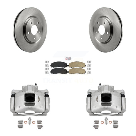 Front Disc Brake Caliper Rotors And Ceramic Pads Kit For Volkswagen Routan Ram C/V KC8-100010N