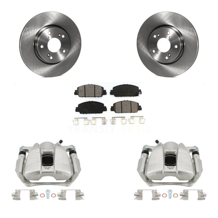 Front Disc Brake Caliper Rotors And Semi-Metallic Pads Kit For Honda HR-V Accord KC8-100013S