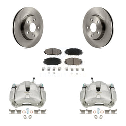 Front Disc Brake Caliper Rotors And Ceramic Pads Kit For Toyota RAV4 Scion xB Prius V Lexus HS250h KC8-100014C