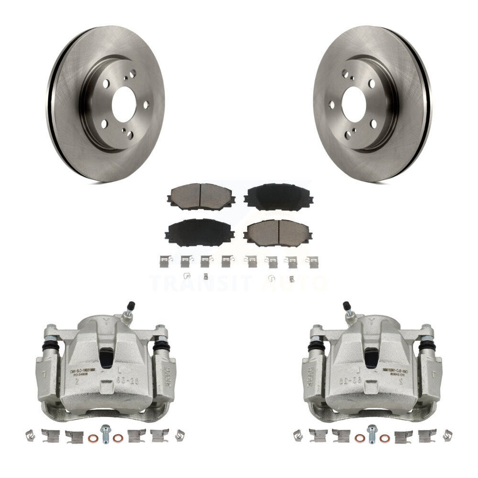Front Disc Brake Caliper Rotors And Ceramic Pads Kit For Toyota RAV4 Scion xB Prius V Lexus HS250h KC8-100014C