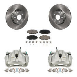 Front Disc Brake Caliper Rotors And Ceramic Pads Kit For Toyota Corolla Scion xD Matrix Pontiac Vibe KC8-100015C