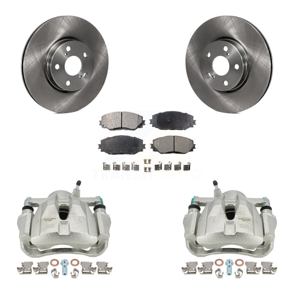 Front Disc Brake Caliper Rotors And Semi-Metallic Pads Kit For Toyota Corolla Scion xD Matrix Pontiac Vibe KC8-100015P