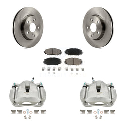 Front Disc Brake Caliper Rotors And Ceramic Pads Kit For Toyota RAV4 LE KC8-100016C