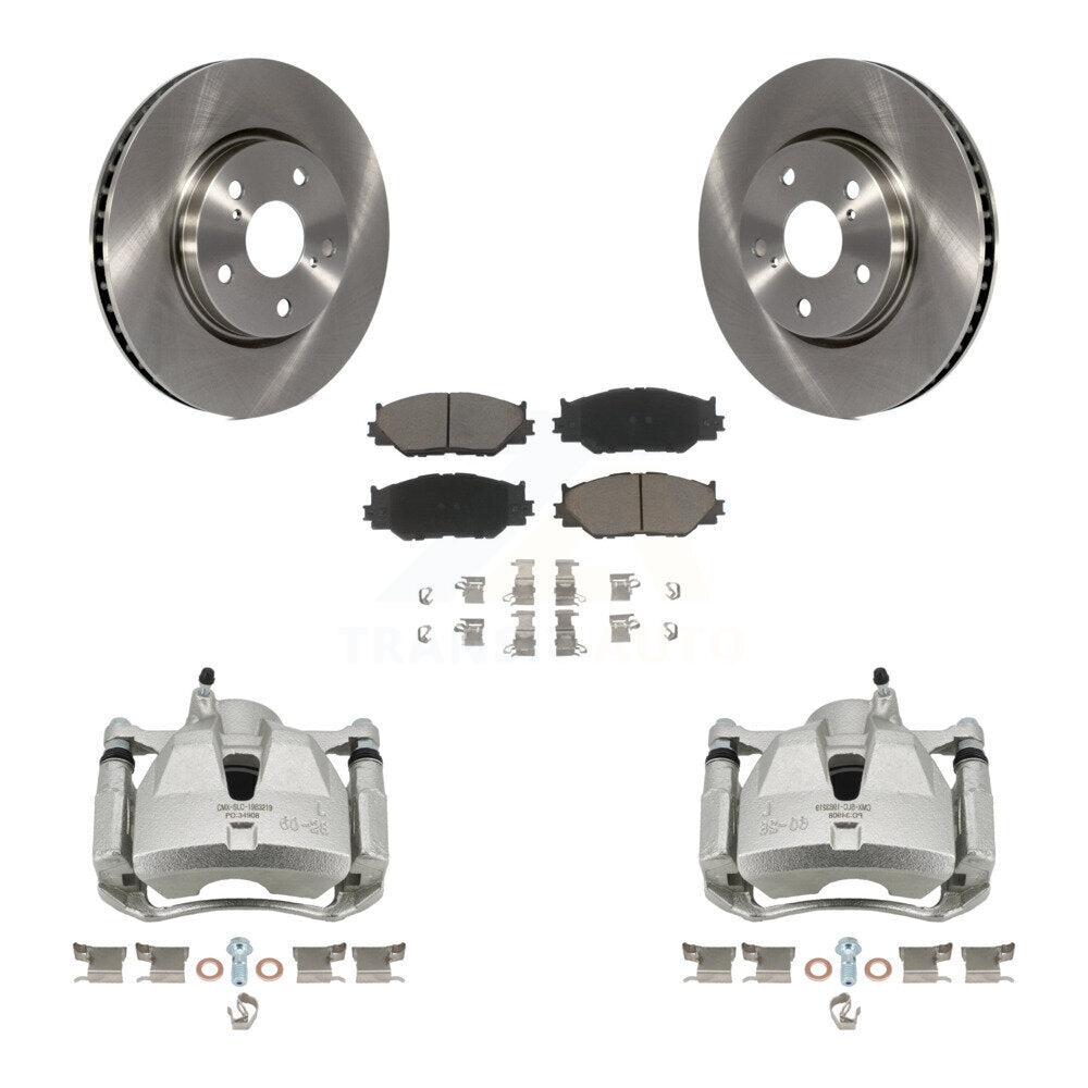 Front Disc Brake Caliper Rotors And Ceramic Pads Kit For Lexus IS250 KC8-100029C