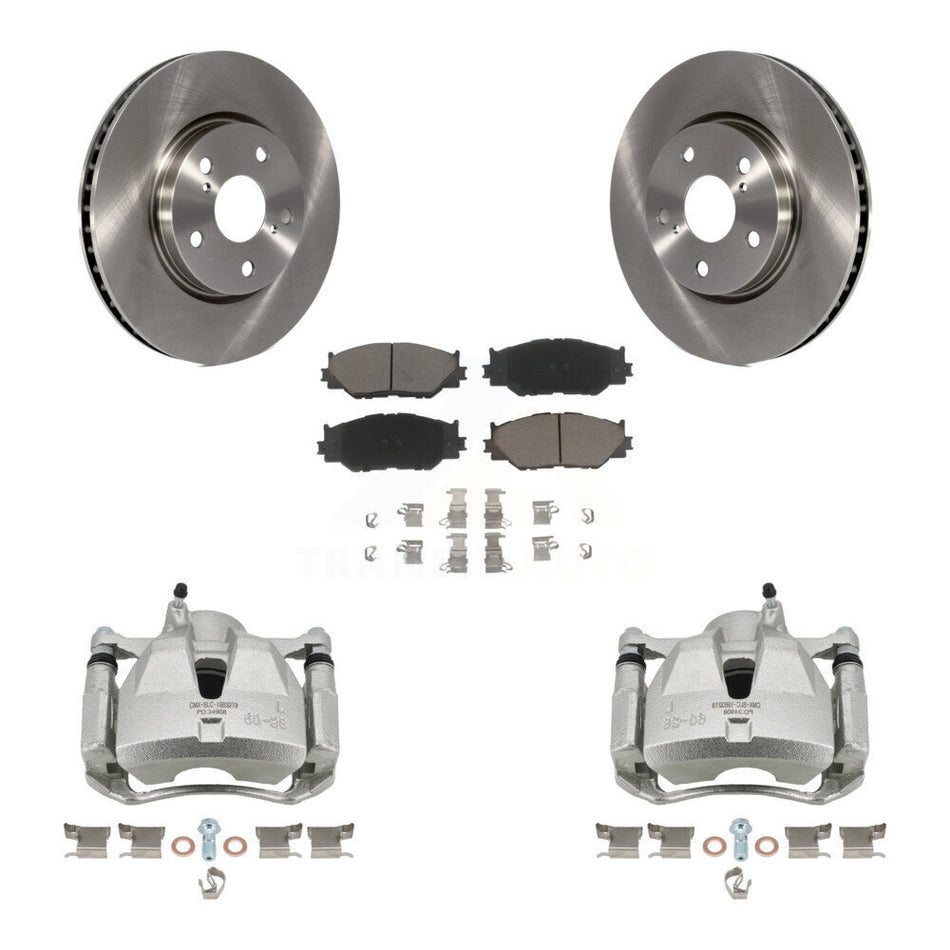 Front Disc Brake Caliper Rotors And Ceramic Pads Kit For Lexus IS250 KC8-100029C