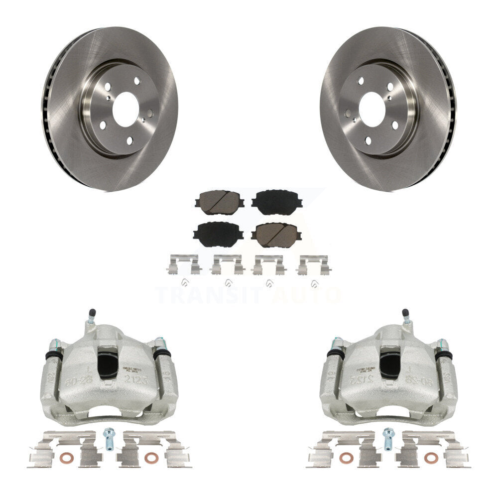 Front Disc Brake Caliper Rotors And Ceramic Pads Kit For Lexus IS250 KC8-100031C