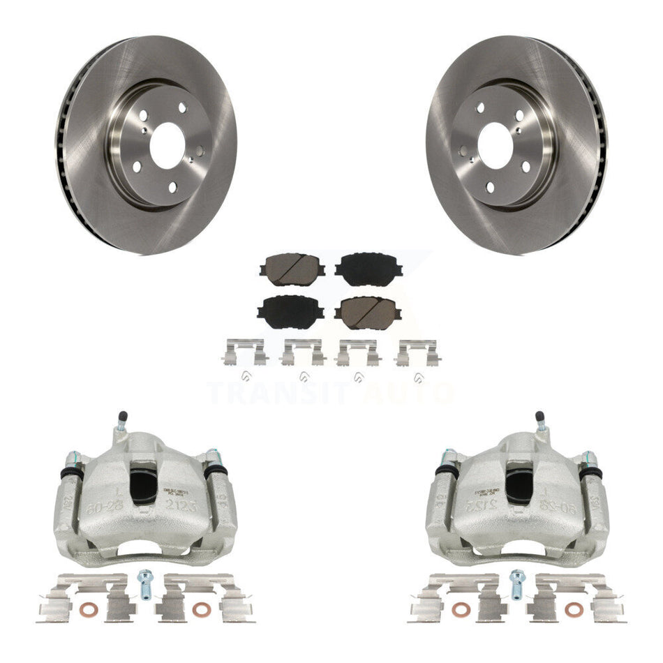 Front Disc Brake Caliper Rotors And Ceramic Pads Kit For Lexus IS250 KC8-100031C