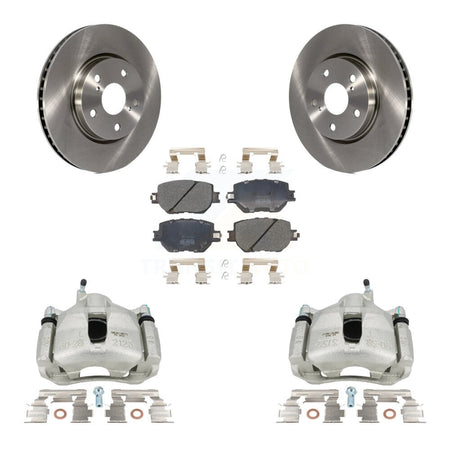 Front Disc Brake Caliper Rotors And Semi-Metallic Pads Kit For Lexus IS250 KC8-100031P