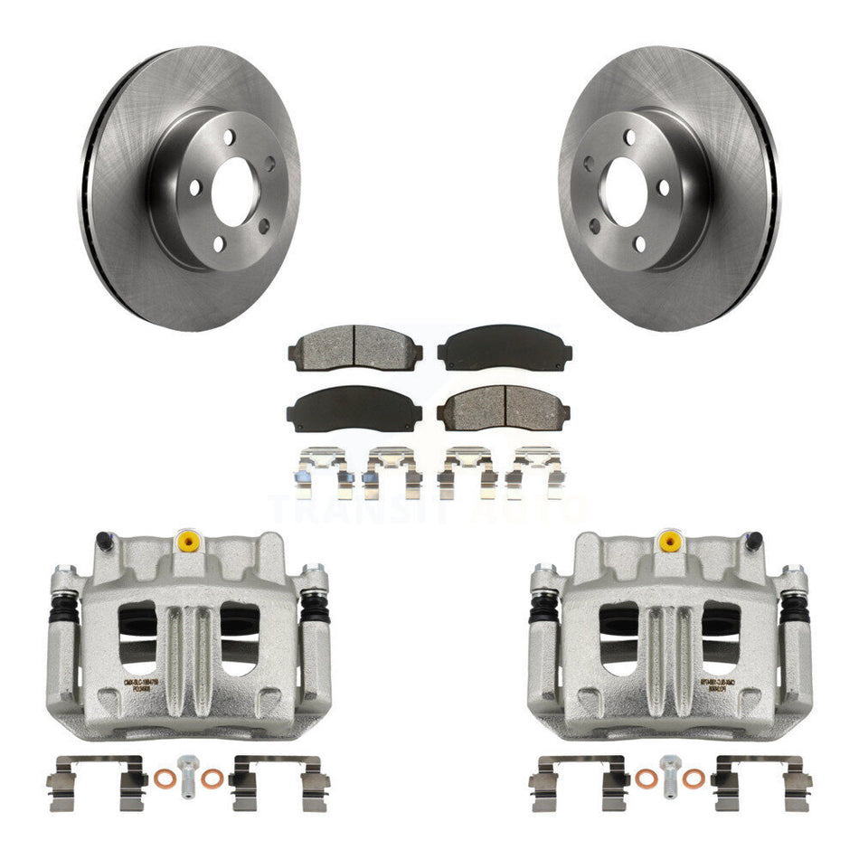 Front Brake Caliper Rotor And Semi-Metallic Pad Kit For Ford Ranger Mazda B4000 Explorer KC8-100053S