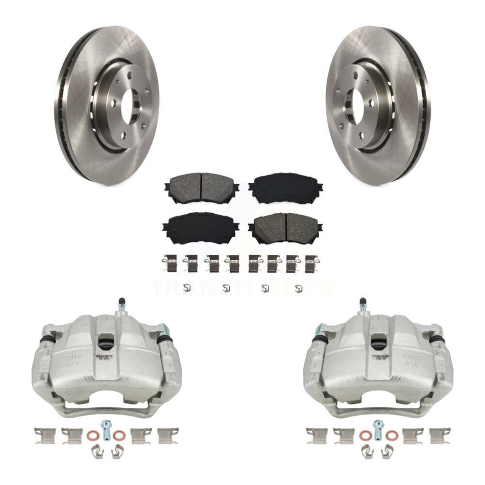 Front Brake Caliper Rotors & Semi-Metallic Pad Kit For 19-21 Mazda 6 Naturally Aspirated KC8-100054S