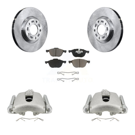 Front Disc Brake Caliper Rotors And Ceramic Pads Kit For Mazda 3 5 Sport KC8-100068C