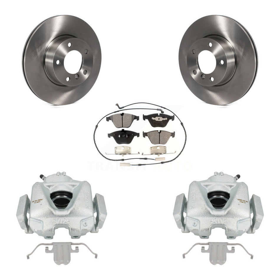 Front Disc Brake Caliper Rotors And Semi-Metallic Pads Kit For BMW 328i xDrive X1 328xi 323i KC8-100074P