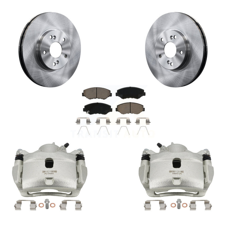 Front Disc Brake Caliper Rotors And Ceramic Pads Kit For Honda Accord KC8-100088C