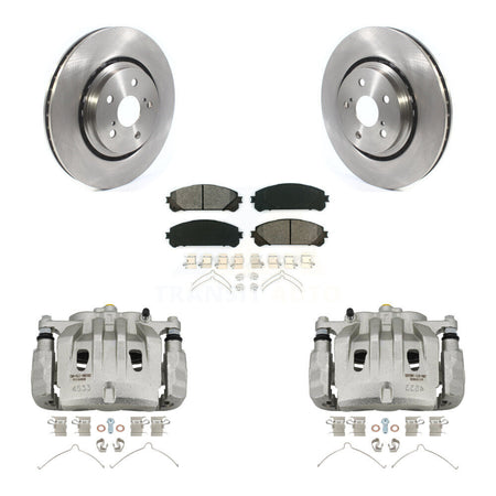 Front Disc Brake Caliper Rotor & Semi-Metallic Pad Kit For 2022 Lexus NX350h NX350 NX250 KC8-100093S