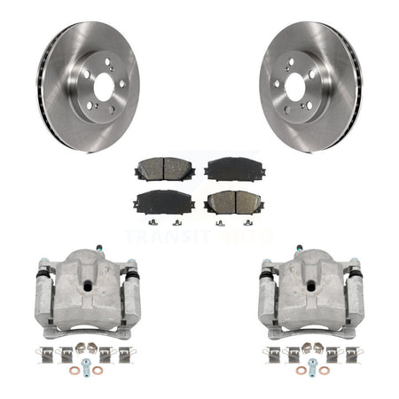 Front Brake Caliper Rotors & Semi-Metallic Pad Kit For Toyota Prius Lexus CT200h Plug-In KC8-100099S