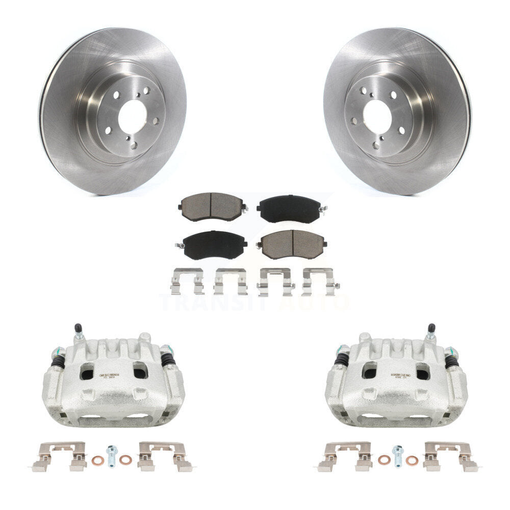 Front Disc Brake Caliper Rotors Ceramic Pad Kit For Subaru Forester Impreza XV Crosstrek KC8-100103C