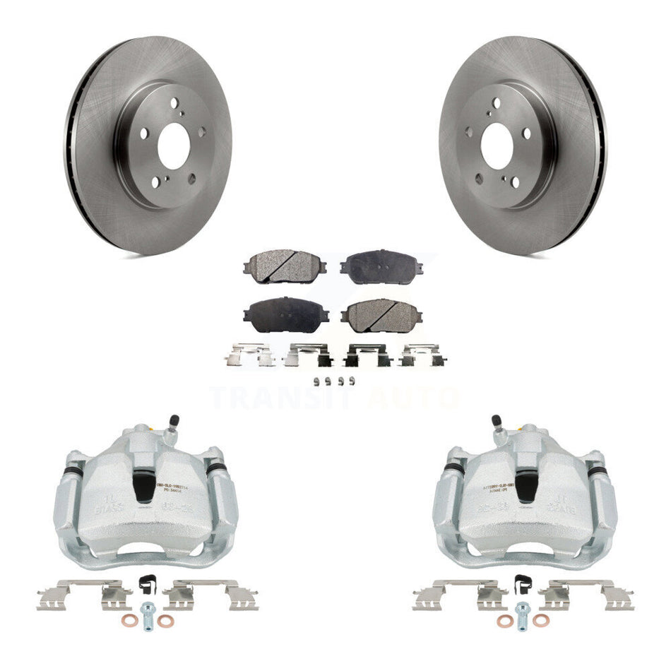 Front Brake Caliper Rotors & Semi-Metallic Pad Kit For Toyota Sienna Camry Solara Avalon KC8-100103P