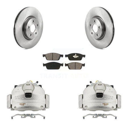 Front Disc Brake Caliper Rotors And Semi-Metallic Pads Kit For Ford Transit Connect KC8-100103S