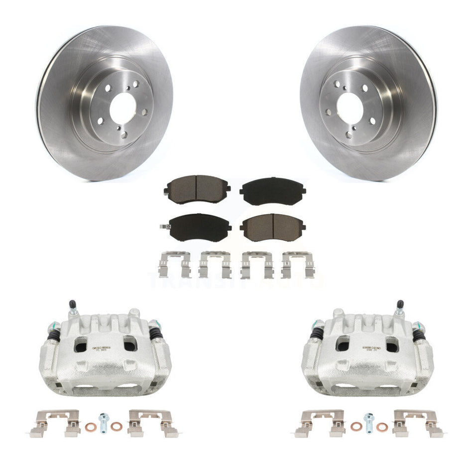 Front Brake Caliper Rotor Ceramic Pad Kit For Subaru Outback Impreza Legacy Forester WRX KC8-100105C