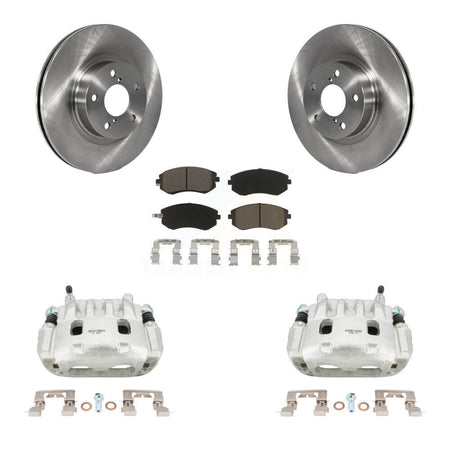Front Disc Brake Caliper Rotors And Ceramic Pads Kit For Subaru Legacy KC8-100109C