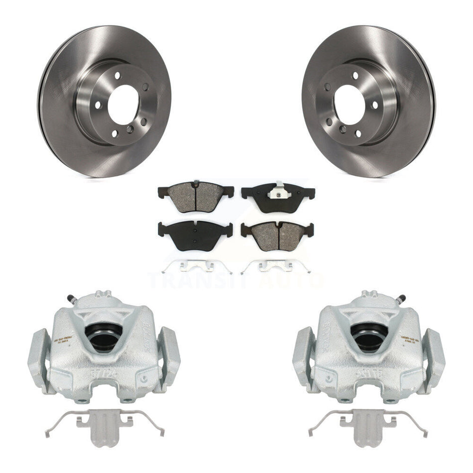 Front Disc Brake Caliper Rotors And Semi-Metallic Pads Kit For 2008 BMW 328xi To 08 07 KC8-100115S