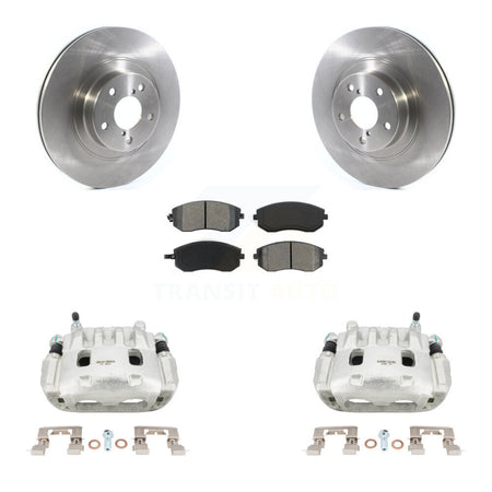 Front Brake Caliper Rotor & Semi-Metallic Pad Kit For Subaru Outback Impreza Legacy Baja KC8-100141S