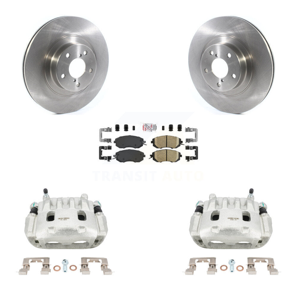 Front Disc Brake Caliper Rotors Ceramic Pad Kit For Subaru Forester Impreza XV Crosstrek KC8-100150N