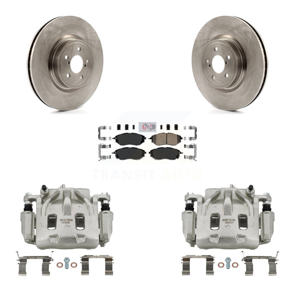 Front Disc Brake Caliper Rotors And Ceramic Pads Kit For Subaru Forester Outback Legacy KC8-100154N