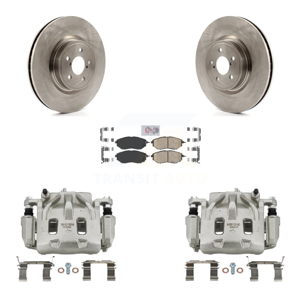 Front Disc Brake Caliper Rotors And Ceramic Pads Kit For Subaru Forester Outback Legacy KC8-100155N