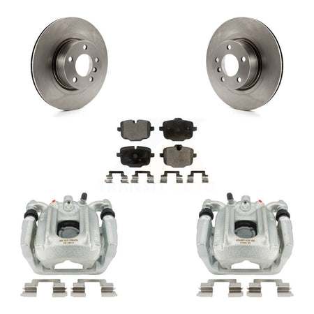 Rear Disc Brake Caliper Rotors And Ceramic Pads Kit For 2012 BMW X3 From 10 11 KC8-100160T by Transit Auto