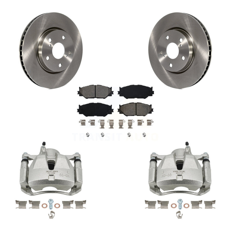 Front Disc Brake Caliper Rotors And Semi-Metallic Pads Kit For Lexus IS250 KC8-100168S