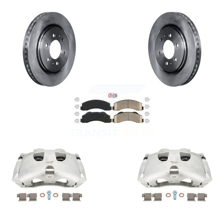 Front Disc Brake Caliper Rotors And Ceramic Pads Kit For Ford F-150 KC8-100172N by Transit Auto