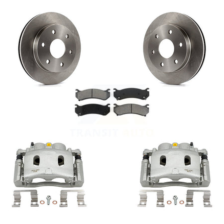 Front Disc Brake Caliper Rotors And Semi-Metallic Pads Kit For Chevrolet Silverado 1500 KC8-100180S