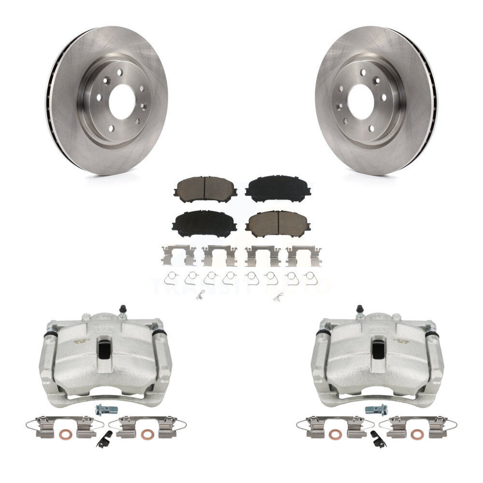 Front Disc Brake Caliper Rotors And Ceramic Pads Kit For Nissan Rogue Sport KC8-100188C by Transit Auto