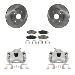 Front Disc Brake Caliper Rotors And Ceramic Pads Kit For Suzuki Forenza Reno Chevrolet Optra KC8-100192C