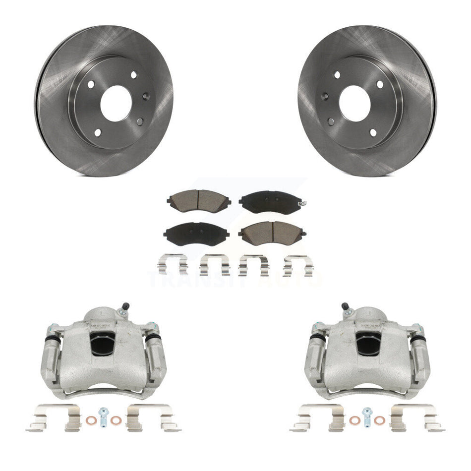 Front Disc Brake Caliper Rotors And Ceramic Pads Kit For Suzuki Forenza Reno Chevrolet Optra KC8-100192C