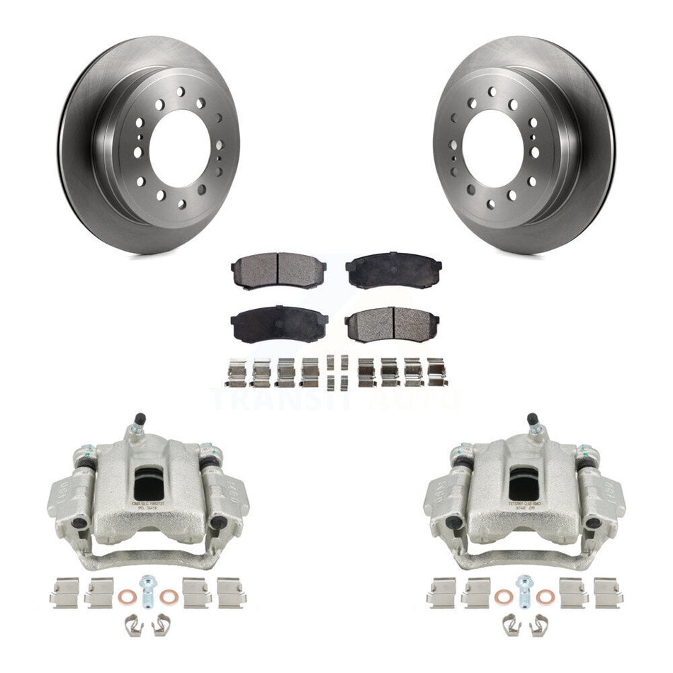 Rear Disc Brake Caliper Rotors And Ceramic Pads Kit For Toyota 4Runner FJ Cruiser KC8-100204T