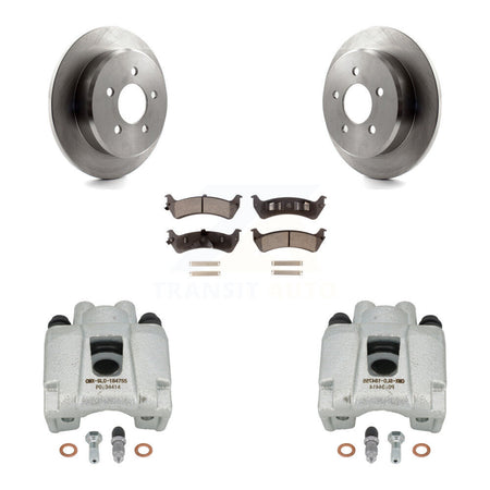 Rear Disc Brake Caliper Rotors And Ceramic Pads Kit For 2001 Mercury Mountaineer From 01 02 KC8-100210T by Transit Auto