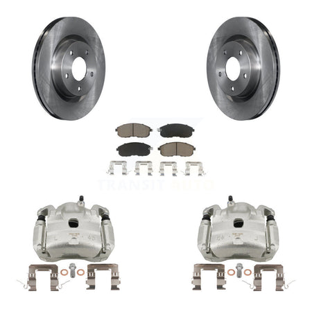 Front Disc Brake Caliper Rotors And Ceramic Pads Kit For Nissan Altima KC8-100213C