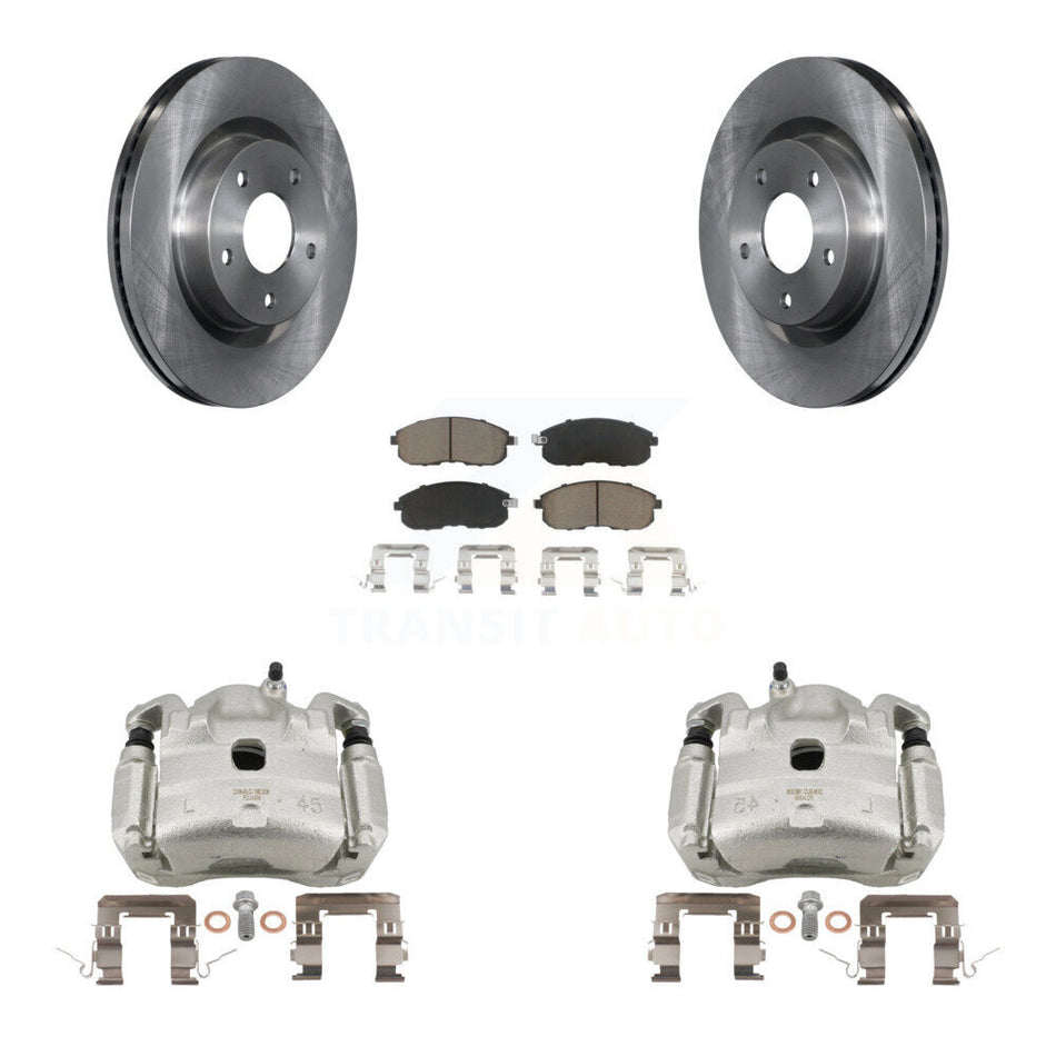Front Disc Brake Caliper Rotors And Ceramic Pads Kit For Nissan Altima KC8-100213C