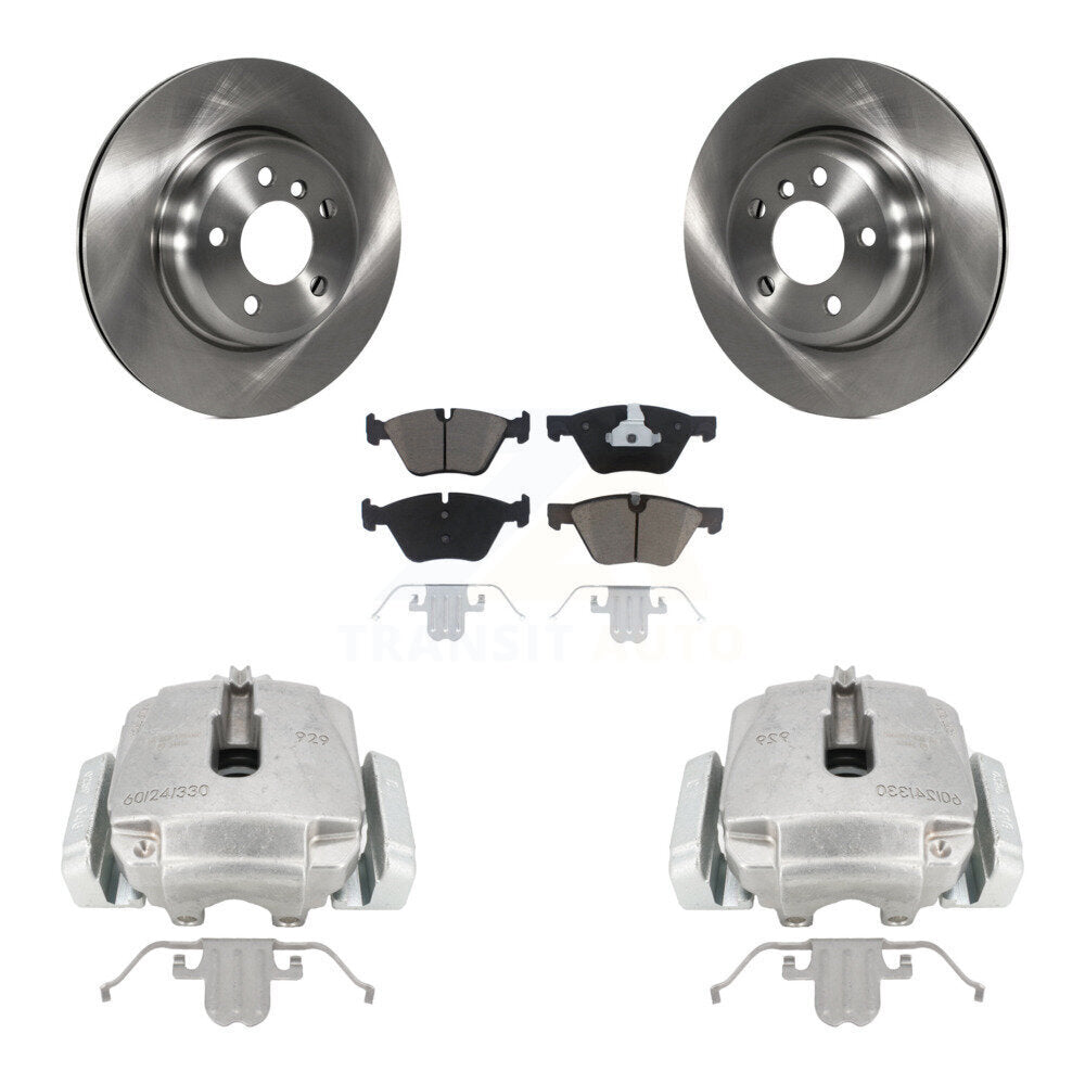 Front Disc Brake Caliper Rotors And Ceramic Pads Kit For BMW 528i xDrive KC8-100224C