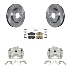Front Disc Brake Caliper Rotors And Ceramic Pads Kit For Nissan Sentra KC8-100228N