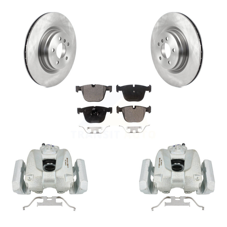 Rear Disc Brake Caliper Rotors And Ceramic Pads Kit For BMW 750Li xDrive 750i 550i GT Alpina B7 760Li B7L KC8-100237T