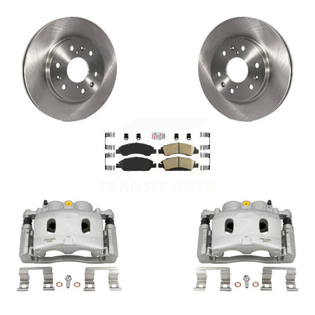 Front Brake Caliper Rotors Ceramic Pad Kit For Chevrolet GMC Silverado 1500 Sierra Tahoe KC8-100243N